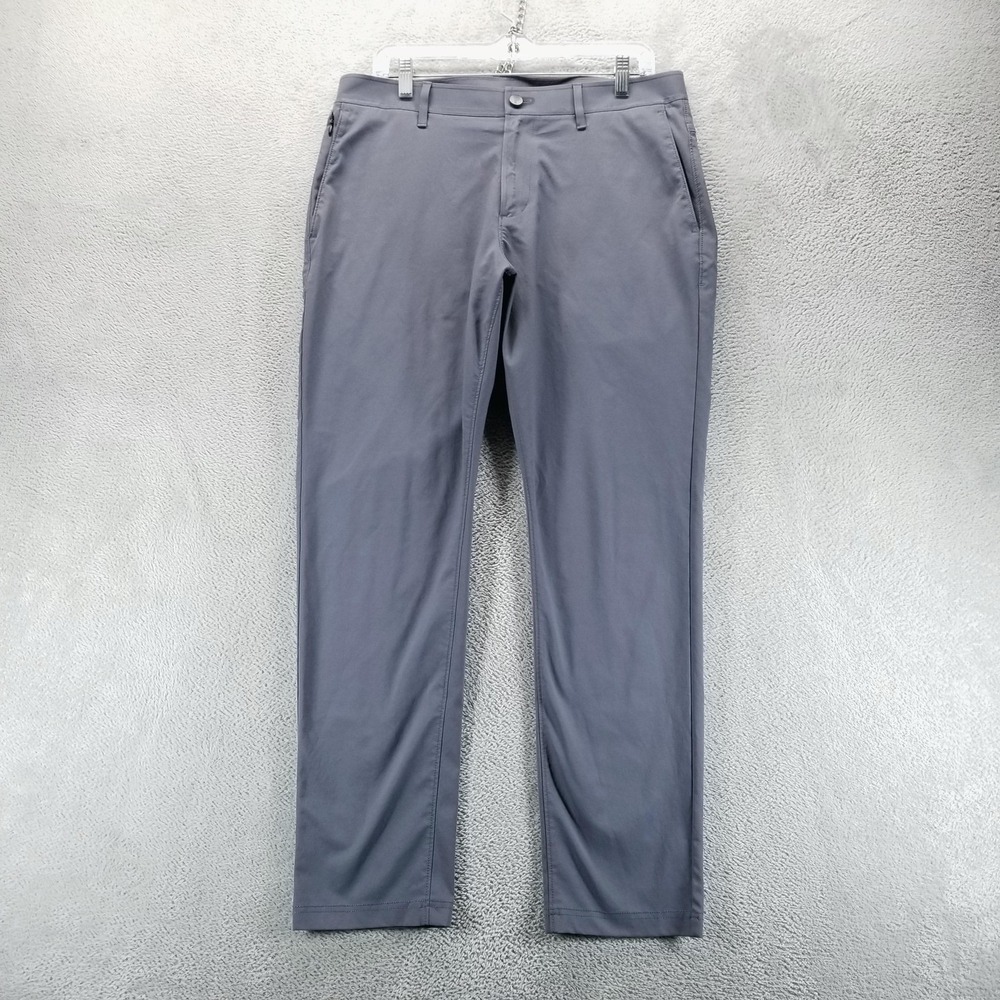 Public Rec Pants Mens 33x32 Gray Dealmaker Chinos Stretch‎ Travel Office Tech